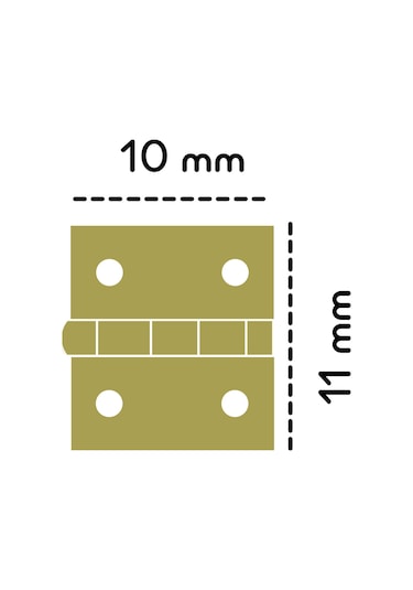 Mini Tavla Menteşe, Klips ve Çivi Hobi Maket Model Kutu Sandık Aksesuar Küçük Menteşe Set