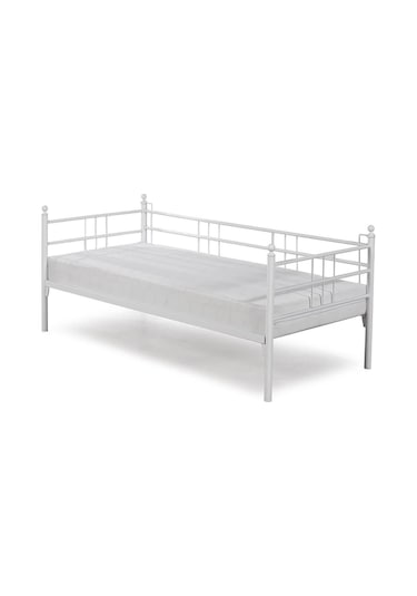 Soho Daybed Tek Kişilik Sedir Metal Karyola Beyaz