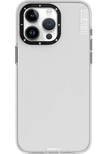 Iphone Uyumlu 15 Pro Max Kılıf Pürüzsüz Düz Arka Yüzey Youngkit Crystal Color Serisi Kapak