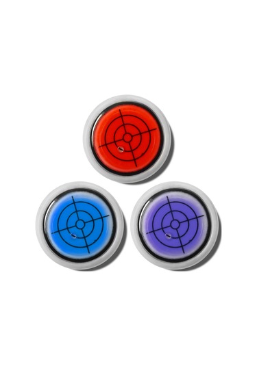 Xindoker Kırmızı Golf Şapka Klipsü - Plastik Ve Metal Malzeme - 30mm Çap - Seviye Ayarı Fonksiyonu