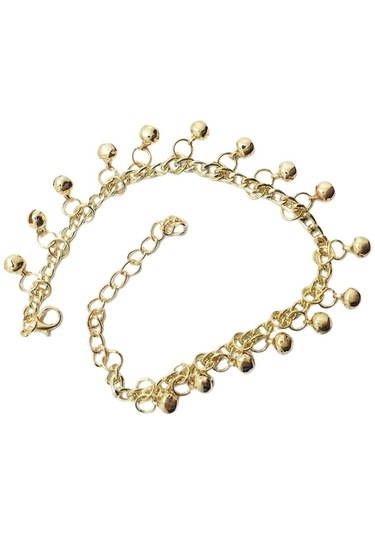 Suntek Jingling Bells Plaj Ayak Giyim Ayarlanabilir Altın Altın