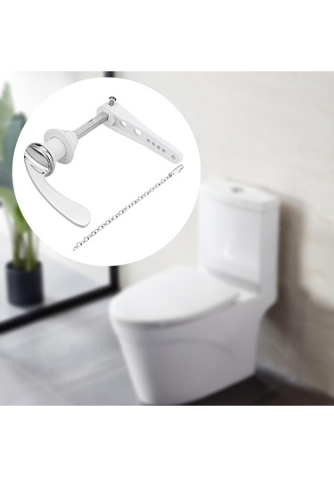 Suntek Tuvalet Tank Anahtarı Ergonomik Saplı Banyo Lavabo Beyaz