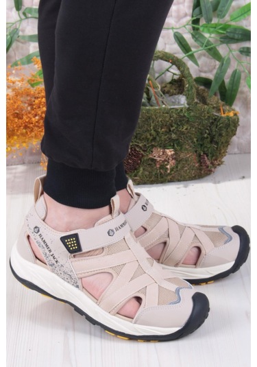 Hammer Jack 24813 Crımson Rahat Esnek Orijinal Ürün Outdoor Erkek Sandalet Bej