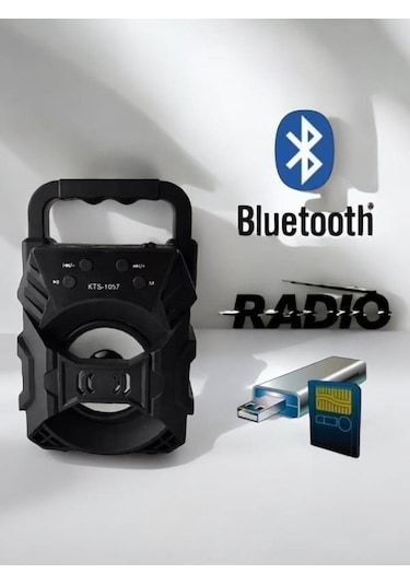 Kts 1057 Kablosuz Hoparlör - Uzun Pil Ömrü, Güçlü Ses