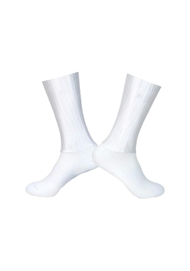 Suntek Bisiklet Çorapları Nefes Alabilir Atletik Çoraplar Dağ Beyaz