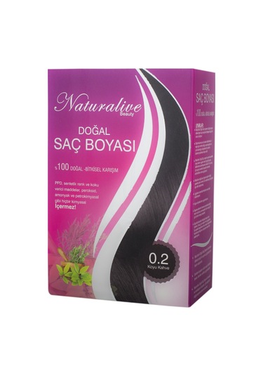 Saç Boyası - Koyu Kahve - Naturalive