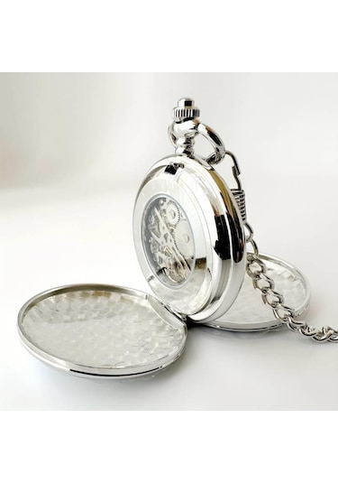 Köstekli Saat Kurmalı Gümüş Renk 709781