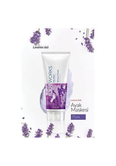 Footworks Lavanta Özlü Ayak Kil Maskesi 2 x 75 ML