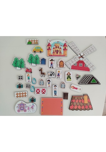 35 Parça Ahşap Hayal Dünyam Puzzle