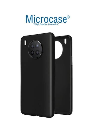 Microcase Huawei Nova 8I Matte Serisi Silikon Kilif - Siyah 537769282