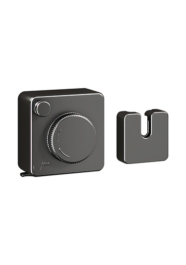 Gizli Geri Çekilebilir Çamaşır İpi Dış Mekan Kapalı Siyah Siyah