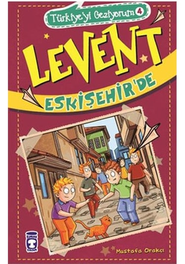 Levent Türkiyeyi Geziyorum 4 Set  - 5 Kitap Takım - Mustafa Orakçı - Timaş Çocuk