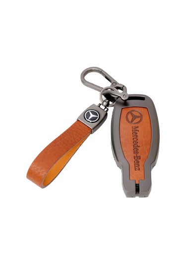 Jzcat Mercedes Benz Uyumlu E-A Serisi Anahtarlık Kahverengi