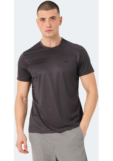 Slazenger RAVEN Erkek  Koyu Gri Tişört