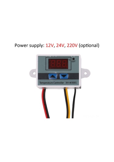 Vkemall Dijital Sıcaklık Kontrol Cihazı -50 C/+110 C 0.1 C Hassasiyetli 220v Mikroişlemci Termostat