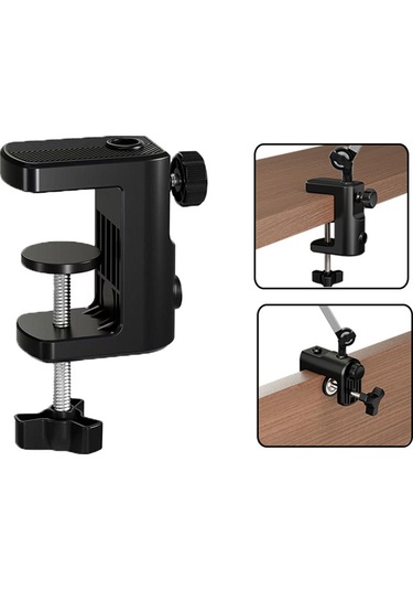 Homyl Masa Montaj Kelepçesi Mikrofon Standı İçin Sağlam 80x45x88mm