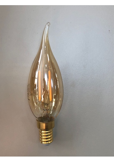 3 Adet Osram 2,5w 22w 220 Lümen E14 Rustik Kıvrık Led Buji Lamb