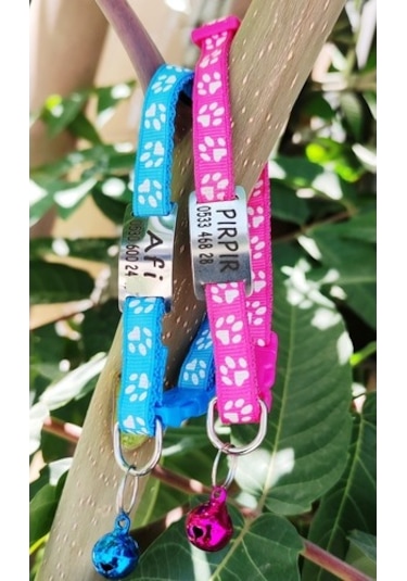 Kedi Tasması,Sallanmayan Kedi Künyesi,Köpek Tasması,Kedi Isimlik