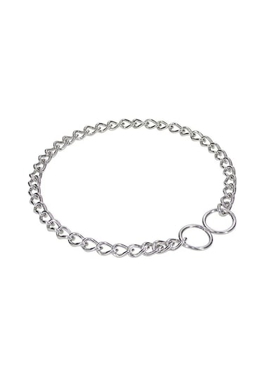 Doggie Eğitim Serisi Boğma Zincirli Köpek Boyun Tasması 3 x 45-45 CM Stainless