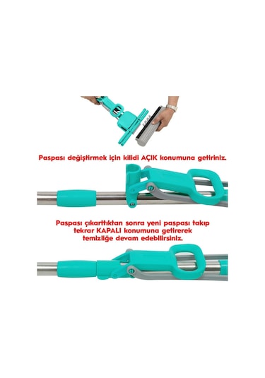 Smarter Çift Sıkmalı Pratik Paspas