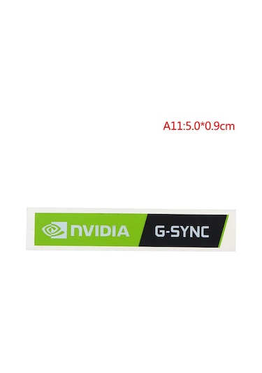 5 Adet Yeni Nvıdıa Gtx Geforce Dizüstü Masaüstü Bilgisayar Etiket Dekoratif Sticker Açık Yeşil