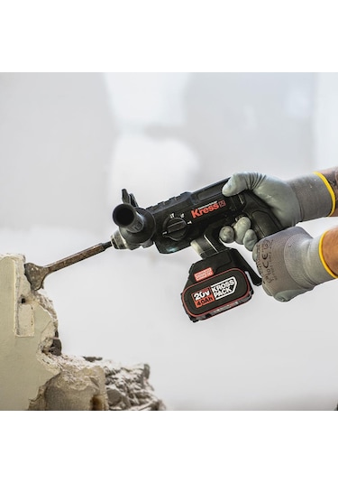 Kress KU390.4 20V 4.0AH. 2.0J Li-ion Çift Akülü Sds-Plus Pnömatik Kırıcı Delici