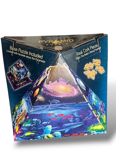Masterpieces 365 Parça Worlds Of Wonder 3d Pyramid Puzzle