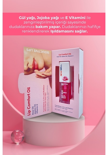 New Well Lip Comfort Dudak Bakım Yağı 5 ML