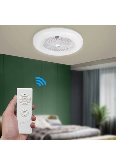 Ulzyvf Yüksek Kalite Fan Lambası: Uzaktan Kumanda, Rüzgar Hızı Ve Zamanlayıcı İle Kontrol Diğer