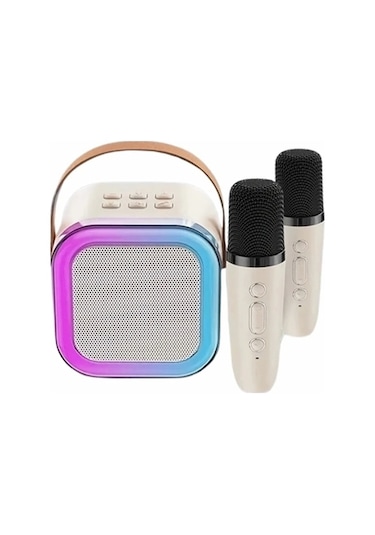 Bluetooth, Usb Ve Aux Girişli Çok Fonksiyonlu Karaoke Hoparlör