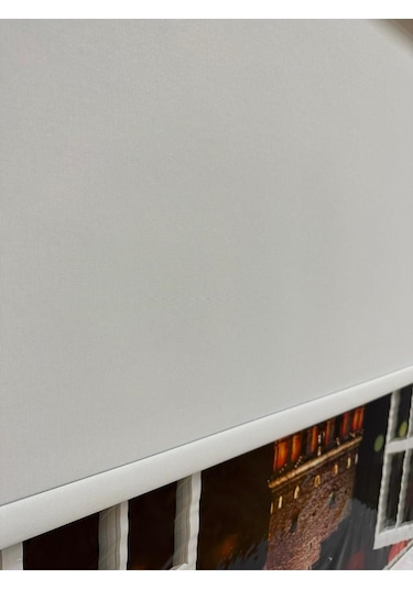 Mat Beyaz Stor Perde Beyaz