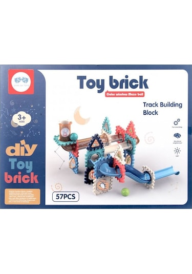 Toy Brick 3D Yapı ve Tasarım Blokları 57  Parça