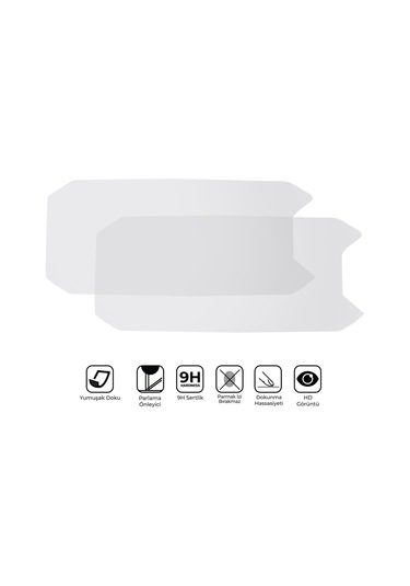 Gp Kompozit Tvs Raider 125 2023-2024 Uyumlu Motosiklet Ekran Koruyucu Şeffaf