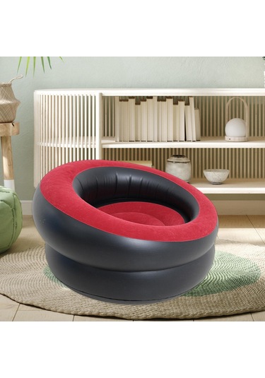 Suntek Dış Mekan Mobilyaları Kapalı Oyun Odası Için Şişme Kırmızı Siyah