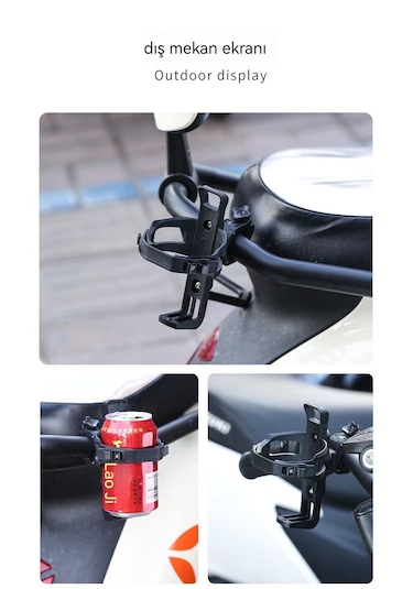 Eternal Luck Basit Hızlı Çıkarma Kayışı İle Sabitlenmiş Yuvarlak Bisiklet Boru Siyah