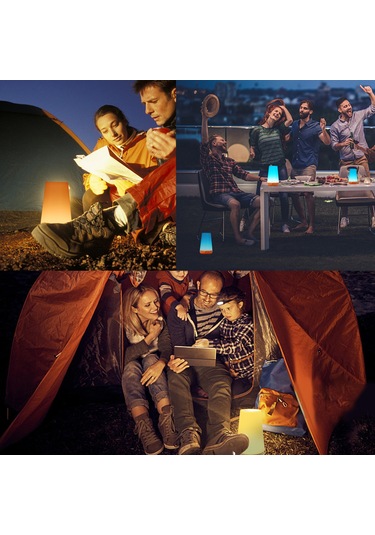 Konesam Rgb Dokunmatik Ve Uzaktan Kumandalı Renkli Işık - 1500mah Pil, Parlaklık Ayarlı, 1-6 Saat Zamanlayıcı, Ev Ve Dış Mekan Kullanıma Uygun Çok Renkli