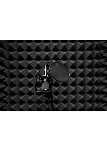 Türkeli Ses Yalıtm Akustik Piramit Süngeri 40 MM 50 x 50 CM Bantlı