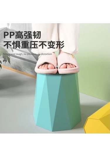 Maoyaya Yüksek Kapasiteli İskandinav Elmas Çöp Tenekesi Ev Kutusu Mutfak Çok Renkli Çok Renkli