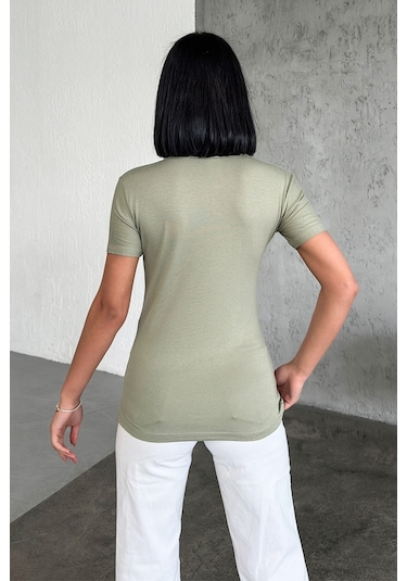 Bestenur Yarım Kol Body 836 - Yeşil