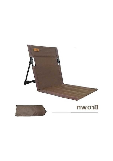 Pazly Katlanır Kamp Sandalyesi, Hafif Açık Veranda Bahçe Plaj Balıkçılık Koltuğu, Kahverengi, Alüminyum, Oxford Kumaş Kahverengi