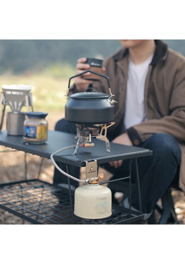 Maiyame Kampanya Çelik Çekmeceli Sokak Ocakları, Taşınabilir Masa Kenarı Depolama Kanca, Kamp Aksesuarı Gümüş
