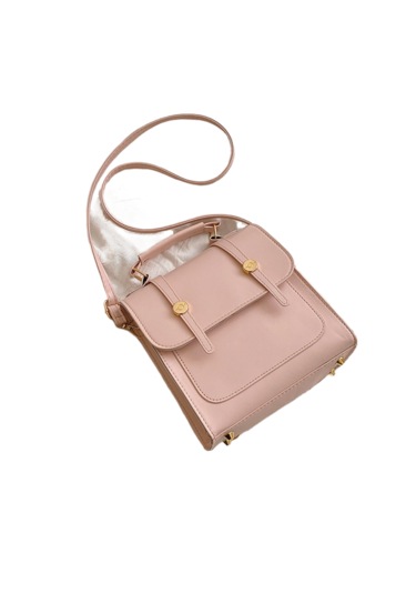 Sırt Çantası Günlük Çanta Bayan Basit Çanta-pembe AÇIK PEMBE