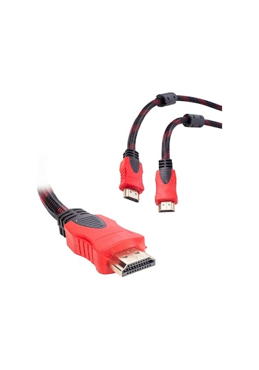 Powermaster HDMI Kablo 3 M 1.4 V Örgülü Kutulu