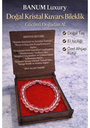 Dogal Kristal Kuvars Bileklik Diğer