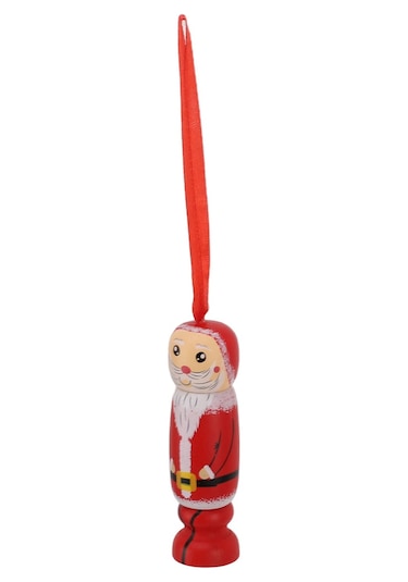 Yunboo Ahşap Noel Baba Süsü - Çekmeceli Tasarım, Asma/rakip Oynatma, Noel Ağacı/ev Dekorasyonu, Kaliteli Çam, Eğlenceli Hediye