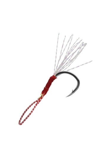 Suntek 10 Adet Balıkçılık Yrd Jig Kanca Örgü Gümüş-14