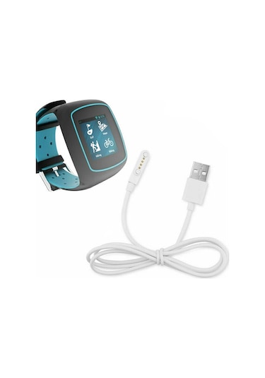 Usb 4 Pin Pogo Kablo  Akıllı Saat Manyetik Sabitleyici Şarj Kablo