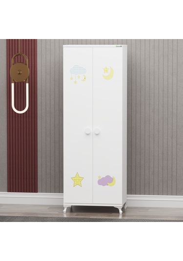 Garaj Home Yıldız 2 Kapaklı Dolap - Uykucu