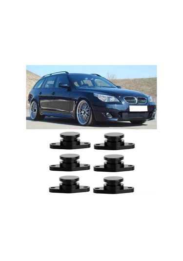 Lemestar M57/m57d25 Motorlu Bmw İçin 6x22mm Alüminyum + Kauçuk Motor Giriş Valfi Tamiri Flap Seti Siyah