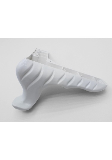 İstanbule-Hırdavat Nil Mobilya Ayak Koltuk Çekyat Baza 12 Cm Beyaz